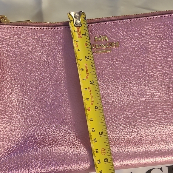 Coach Metallic Pink Shoulder Bag - Picture 6 of 8